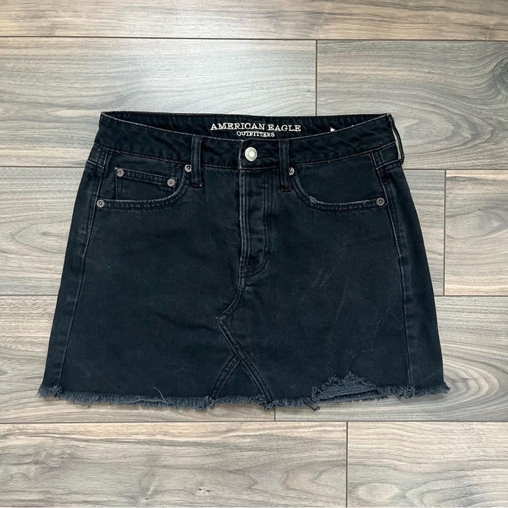 American Eagle Denim Mini Skirt